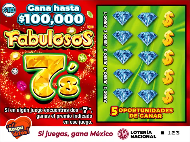 Raspadito Fabulosos 7's (Sorteo 321)