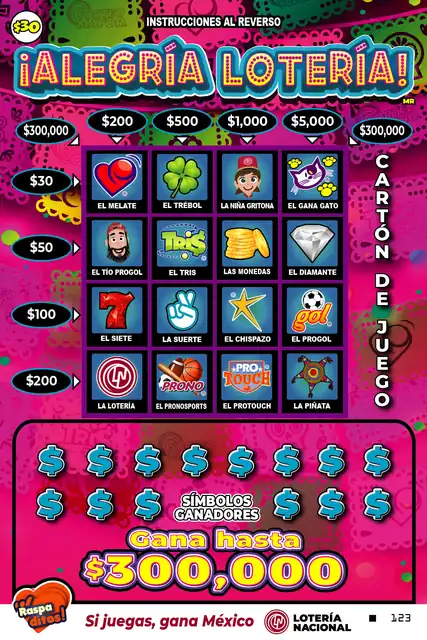 Raspadito ¡Alegria lotería¡ (Sorteo 333)