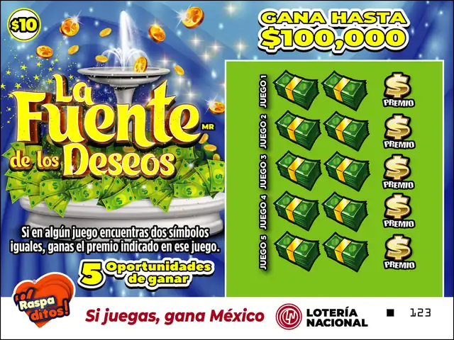 Raspadito La Fuente de los Deseos (Sorteo 349)