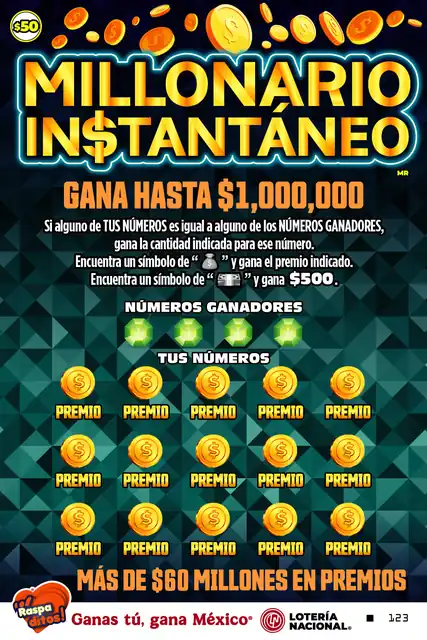 Raspadito Millonario instantáneo (Sorteo 359)